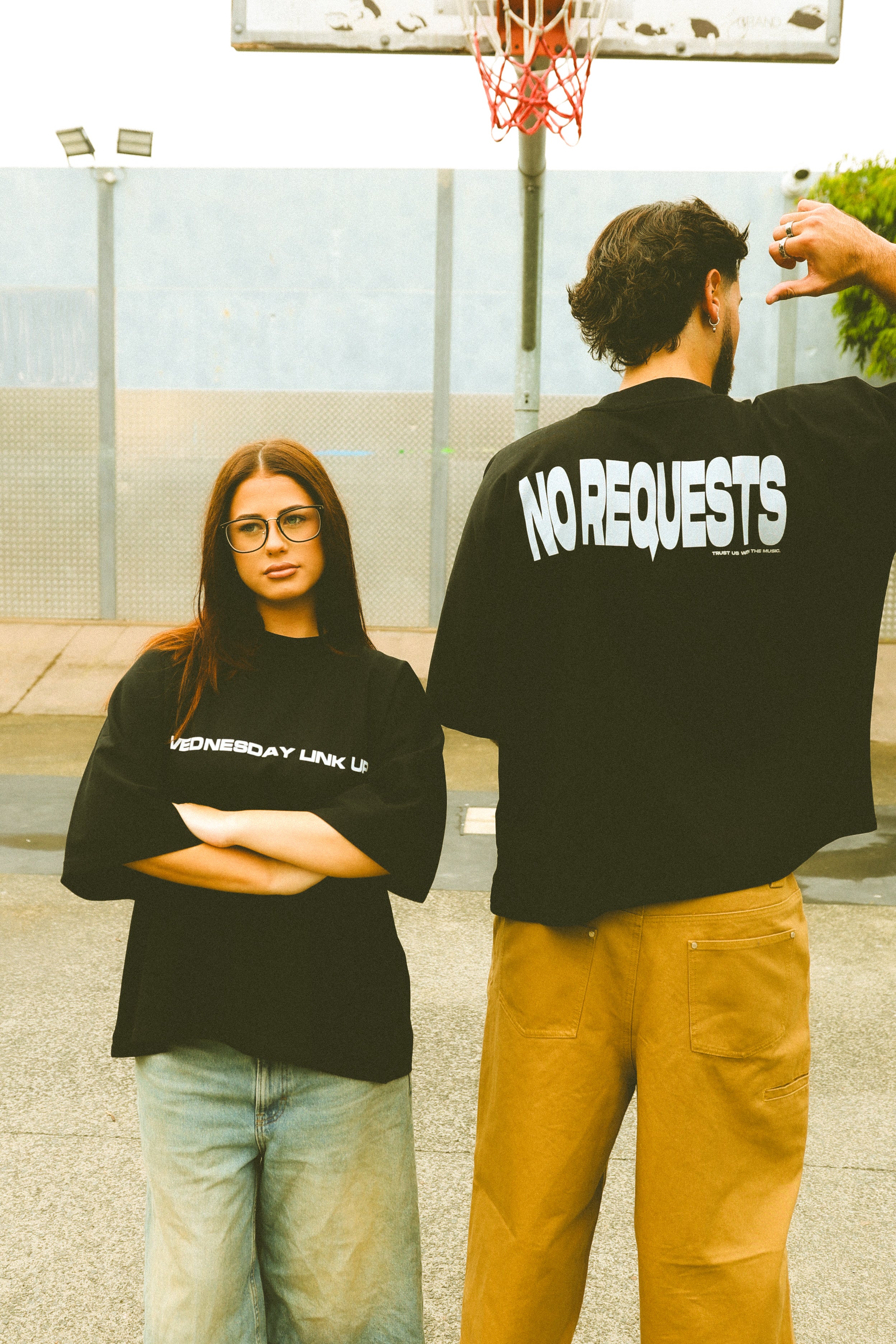 "No Requests" Oversized Tees